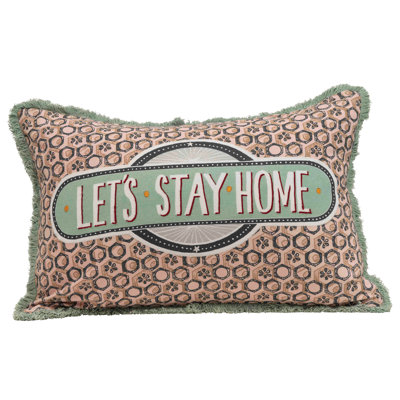Geometric Cotton Reversible Throw Pillow
