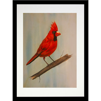 Cardinal par Ed Capeau - Peinture sur toile