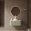 Meuble-lavabo flottant mural moderne 36 po avec tiroir, bords arrondis, armoire de rangement rayée et lavabo en marbre artificiel Modern-460759532-460759535