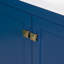 Meuble-lavabo 30 po avec lavabo simple encastré et armoire bleue 30 po