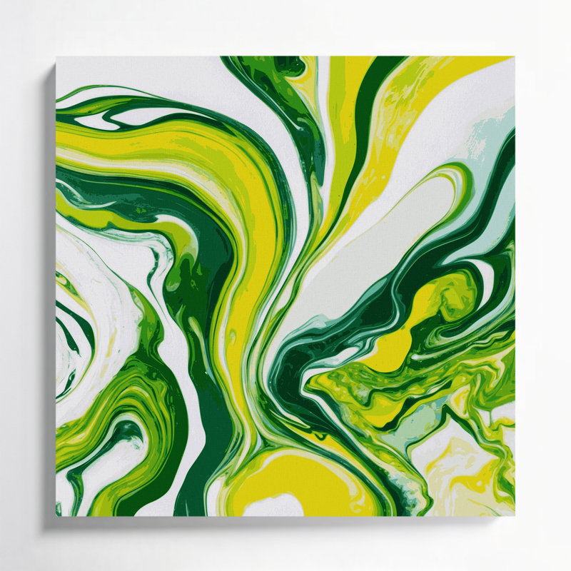 Art abstrait abstrait sur toile 67, beige, H 32 po x l 32 po