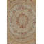 Rug & Kilim’S Aubusson Style Rug In Gold And Beige With Floral Medallion