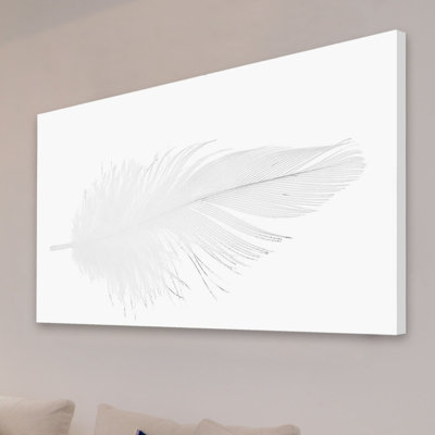 Fluffy Quill - Wrapped Canvas Print