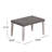 HAMPTON WOOD + WICKER OTTOMAN