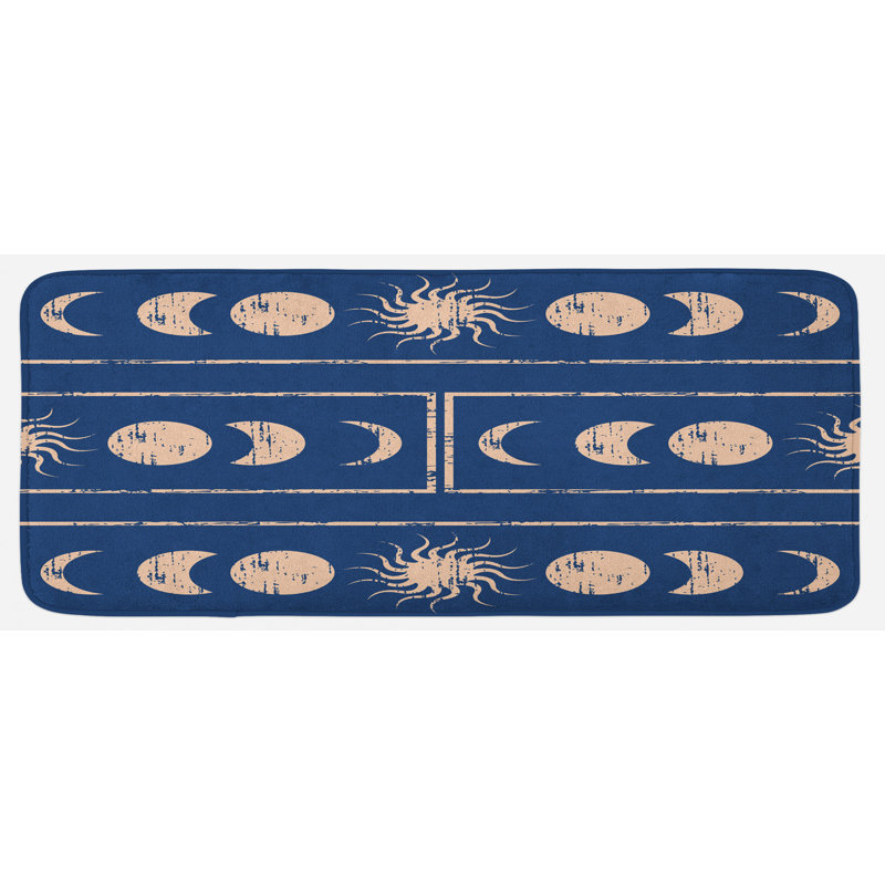 Eclectic Polyester Kitchen Mat