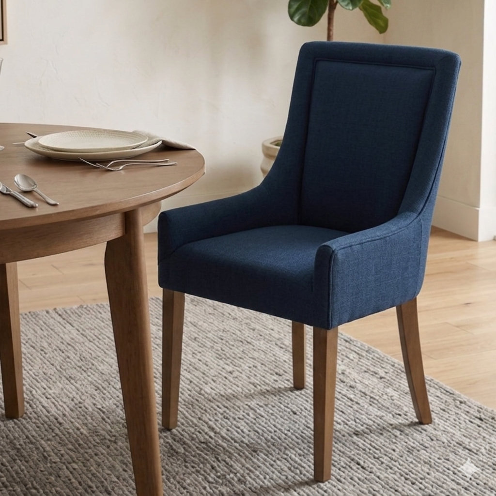 Bennison Dining Armchair, Blue