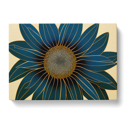 Extravagant Flower - Wrapped Canvas