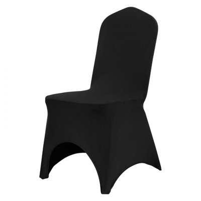 Stretch Spandex Folding Chair Covers, Universal Fitted Arched Front Cover, Removable Washable Protective Slipcovers, for Wedding, Holiday, Banquet, Party, Celebration, Dining (50PCS )