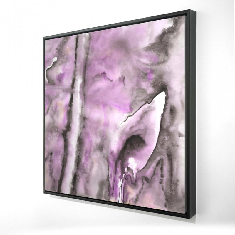 Purple Print On Canvas