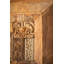 Ensemble de 2 estampes en bois recyclé Kalalou, H 21 po, bois recyclé sculpté à la main
