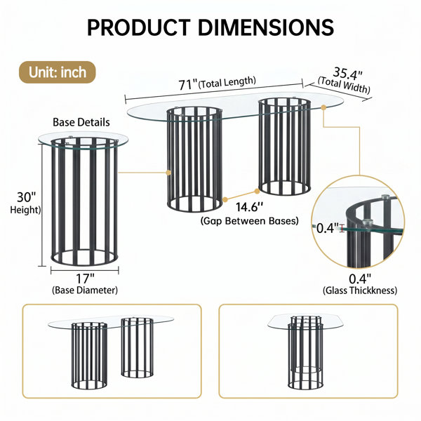 Dimensions du produit