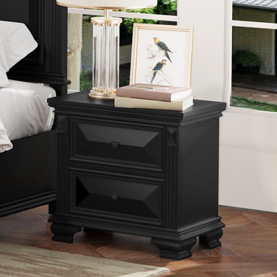 Abner 28'' W 2-Drawer Nightstand
