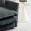 Causeuse, canapé deux places avec repose-pieds pour petit espace de vie, canapé moderne pour la maison
