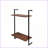 3-Tier &amp; 2-Tier Floating Shelves Wall Mounted Storage | Walnut | Iron,Particle Board+MDF