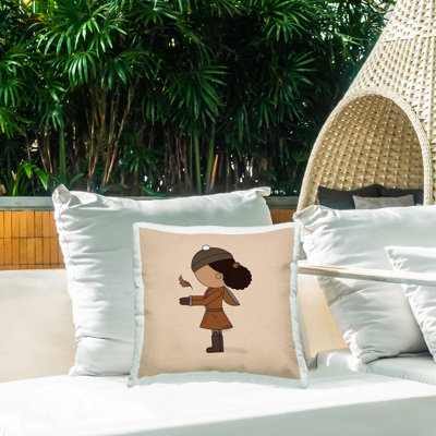 Conception de coussin décoratif d'automne avec feuille d'automne par Sierra Siler