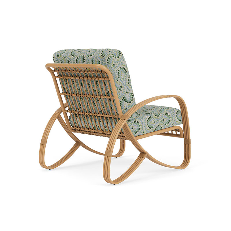 Riviera Outdoor Lounge Chair, Plume Spring