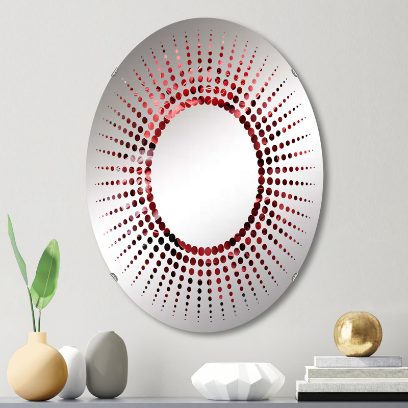 Miroir mural oval, 29,5 po x 19,6 po