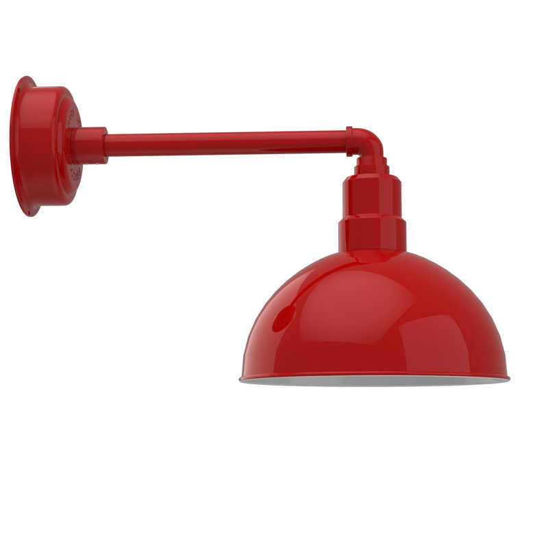 Wall Light, Cherry Red, 12.37" H x 12" W x 22.5"D