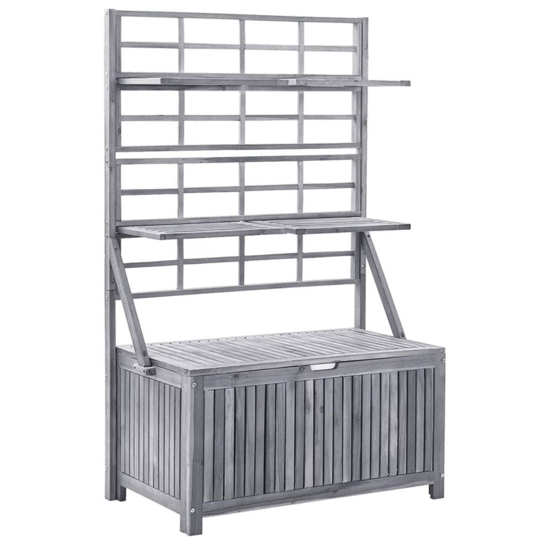 META 99cm W 180L Acacia Solid Wood Deck Box