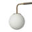 Breeana 5-Light Brown and Gold Finish Dimmable Sputnik Chandelier for Dining Room, Bedroom, Living Room, Kitchen Island 