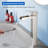 Bathroom Faucet Vessel Sink Faucet Tall Bathroom Sink Faucet With Pop-up Drain 12.4 Inch Waterfall Faucet Single Handle Faucet For Bathroom Sink 1 Hole Vanity Faucet-107381880
