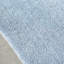Tapis bleu en laine tissé à plat à la main Moreau-29161267