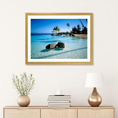 Resort Tahiti French Polynesia - reproduction de photo