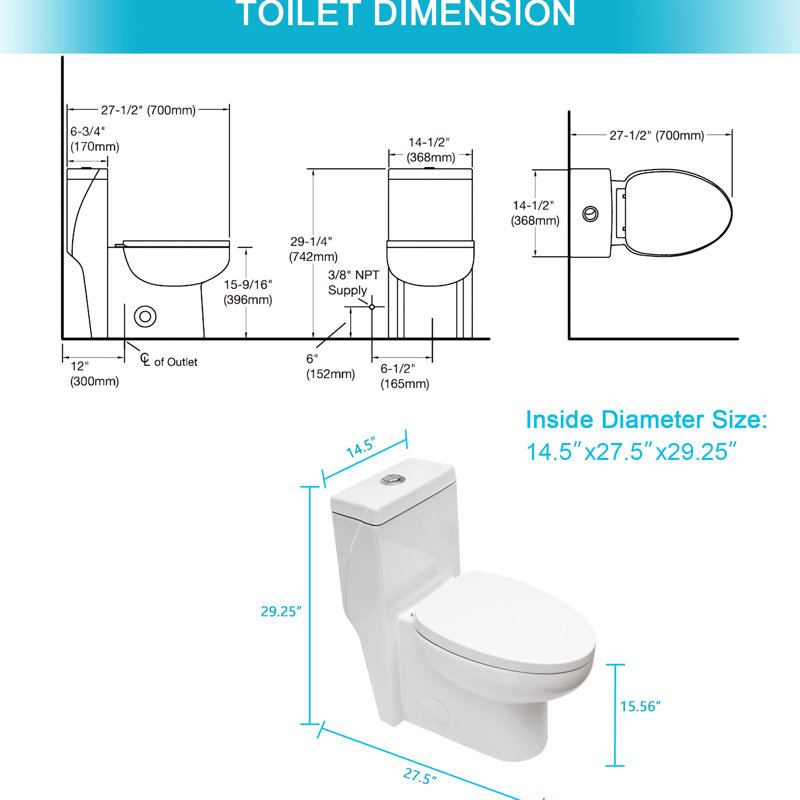 Ceramic Dual Flush Toilet With Soft Seat And Efficient Water Usage - Bathroom White Silent Operation Peaceful Experience