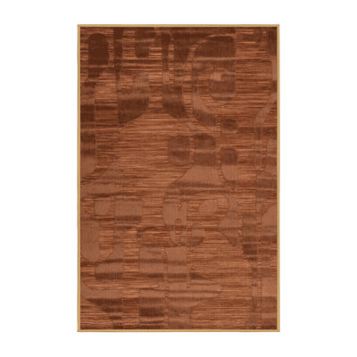 Tapis abstrait lavable à la machine