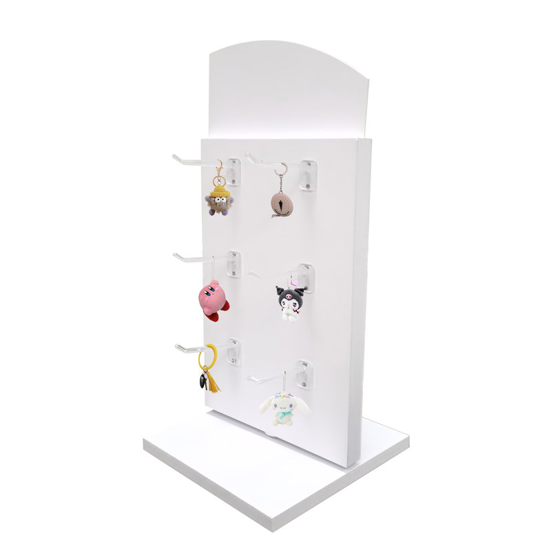 Roberto Countertop Display with Hooks 10X10X21" Spinner Rack