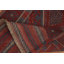 Tapis de couloir rouge en laine de conception unique 8 pi 1 po x 2 pi 0 po