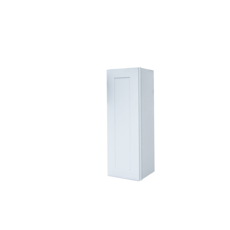 Shaker Style Ready-to-Assemble White Wall Cabinet, 30" H x 18" W x 12" D