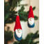Felted Festive 2.5'' Fabric Holiday Shaped Ornament