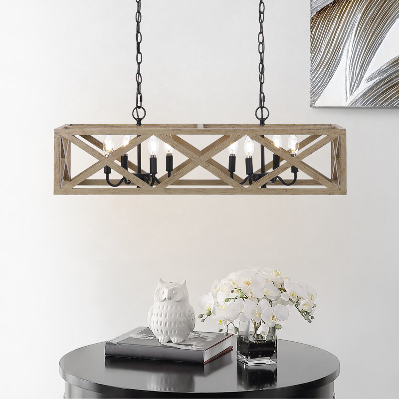 Bingaman 8 - Light Antique Gray Kitchen Island Pendant