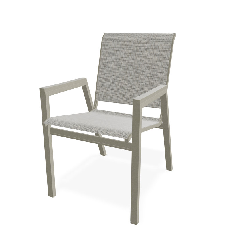 Bazza Outdoor Dining Chair, Deacon, Storm