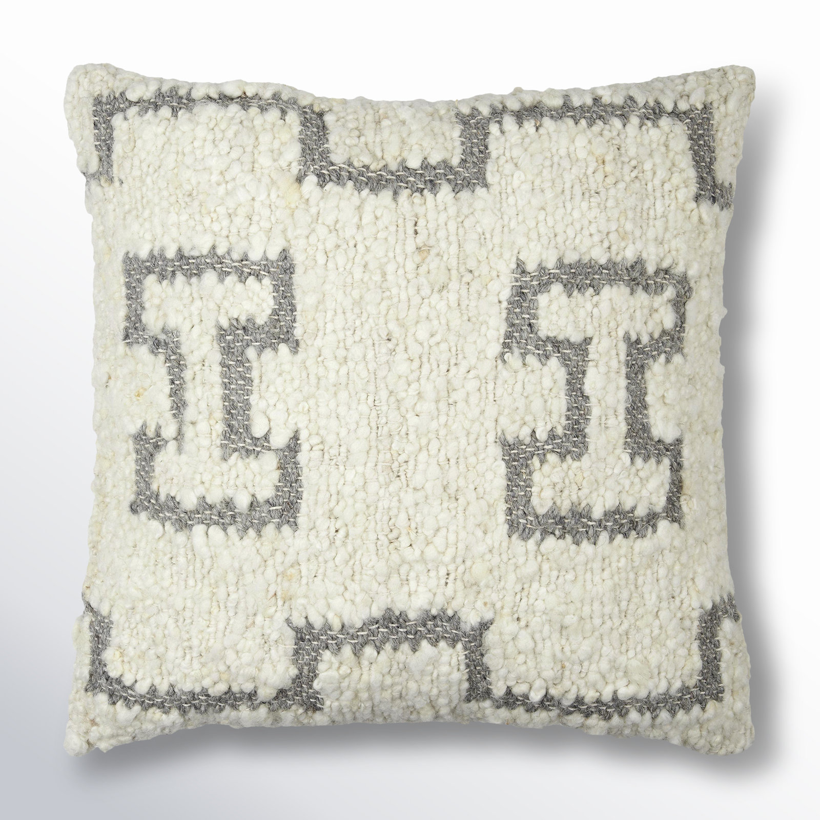 Berneau Throw Pillow, 20" x 20", Pillow Cover Only - No Insert