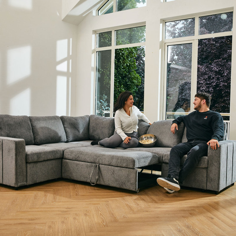 Module de siège simple sans accoudoirs pour canapé modulaire modulaire, Chenille gris pâle