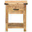 Houten 40cm W Solid Wood Bedside Table