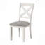 Mobilier de salle à manger rustique en chêne blanc 2 pièces Farmhouse