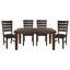 Table de salle à manger rectangulaire 1Pc avec rallonge autoportante (table seulement)