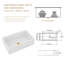 33'' L X 20'' W Ceramic Farmhouse Undermount Workstation Kitchen Sink, Single Bowl Kitchen Sink with Sink Grid, Strainer, Colander, Cutting Board and Roll-up Rack