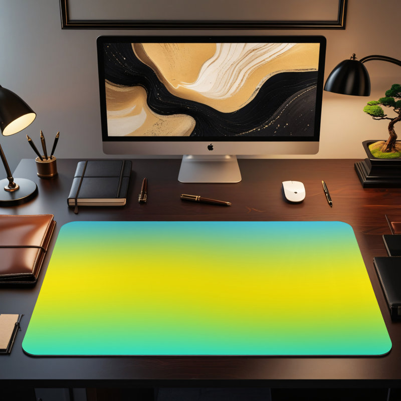 Polyester Desk Pad, 14.4x12.1