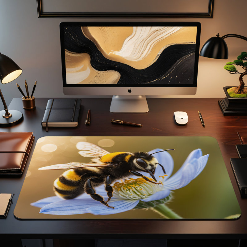 Polyester Desk Pad, 31.5x15.5