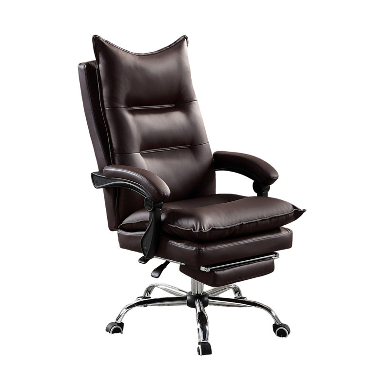 Chaise de bureau contemporaine rembourrée 1pc Comfort