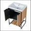 Meuble-lavabo autoportant de 24 po avec lavabo en résine