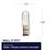T4 BA15d/Small Bayonet Cap Dimmable 2900K Halogen Bulb