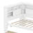 Twin Size Wood Daybed With Storage Shelves, USB And Trundle-107510390