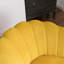 Fauteuil demi-tonneau en velours l 66,04 cm Floreal-1461271450