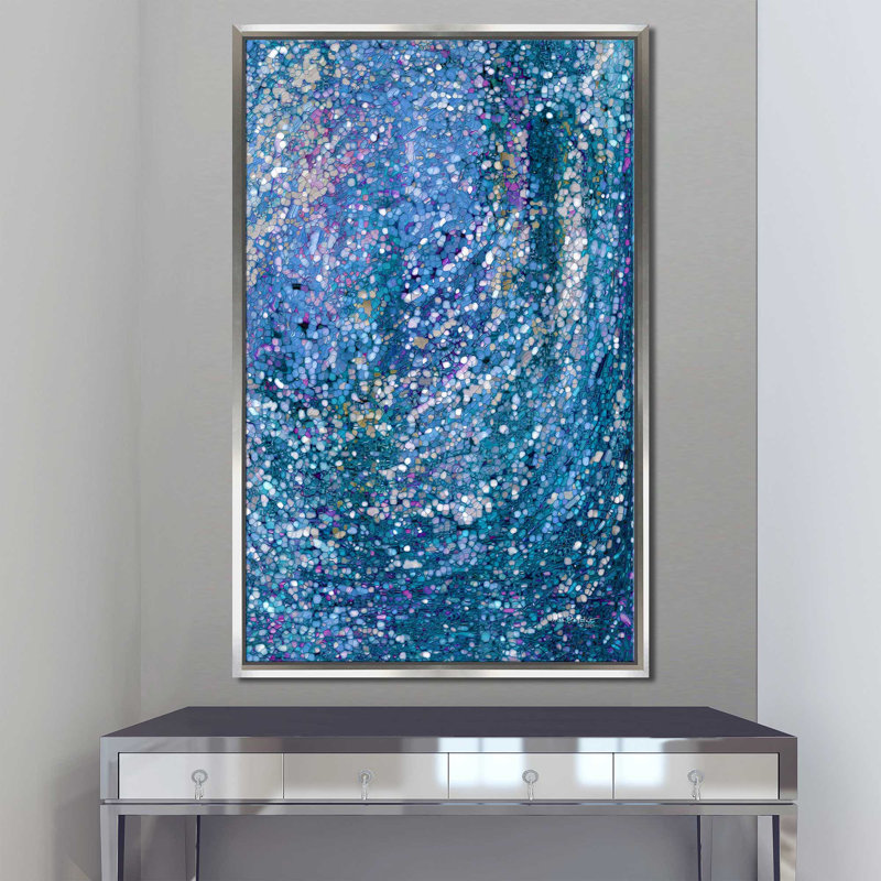 1 Peter 3: 15 Our Hope (Vertical) par Mark Lawrence, reproduction, H 43,5 po x l 27,5 po x P 2 po, Cadre flottant argent