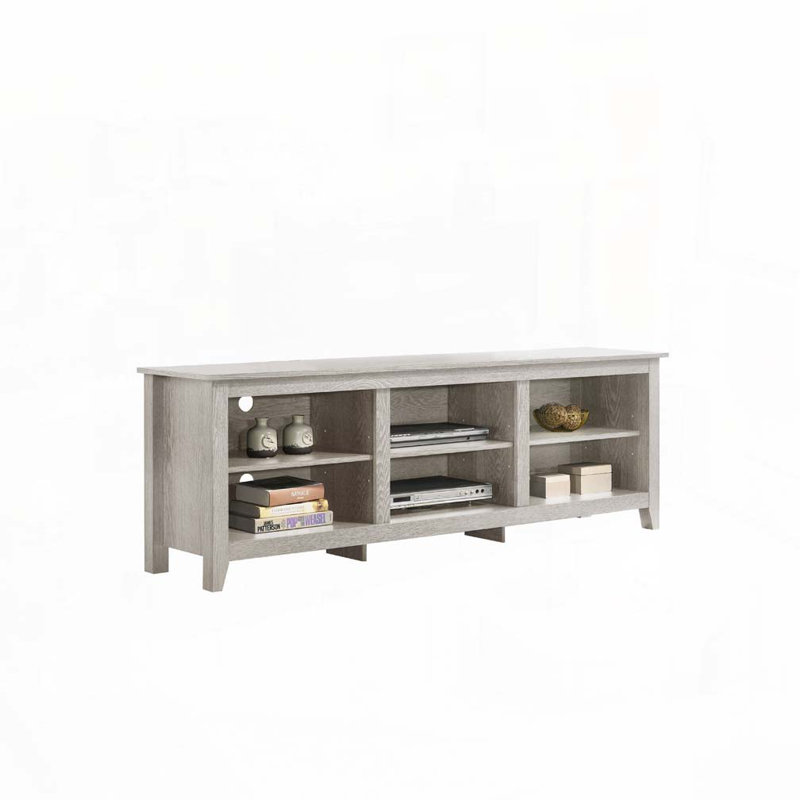 Alka Unfinished TV Stand for TVs up to 70", Gray Duplicate, 23" H x 70" L x 15.5" W